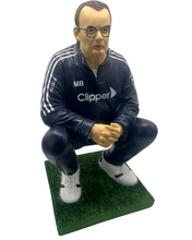 Load image into Gallery viewer, SOLD OUT! | Crouching Blue El Loco Gnome | Marcelo Bielsa Inspired Statue | 2024 Release