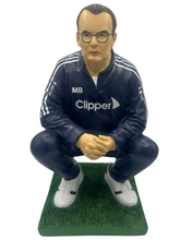 Load image into Gallery viewer, SOLD OUT! | Crouching Blue El Loco Gnome | Marcelo Bielsa Inspired Statue | 2024 Release