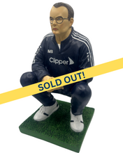 Load image into Gallery viewer, SOLD OUT! | Crouching Blue El Loco Gnome | Marcelo Bielsa Inspired Statue | 2024 Release