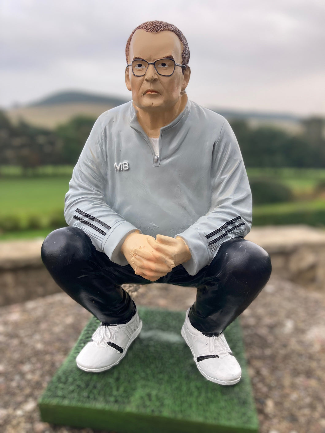 SOLD OUT! Limited Edition: Crouching El Loco | Marcelo Bielsa Inspired Statue